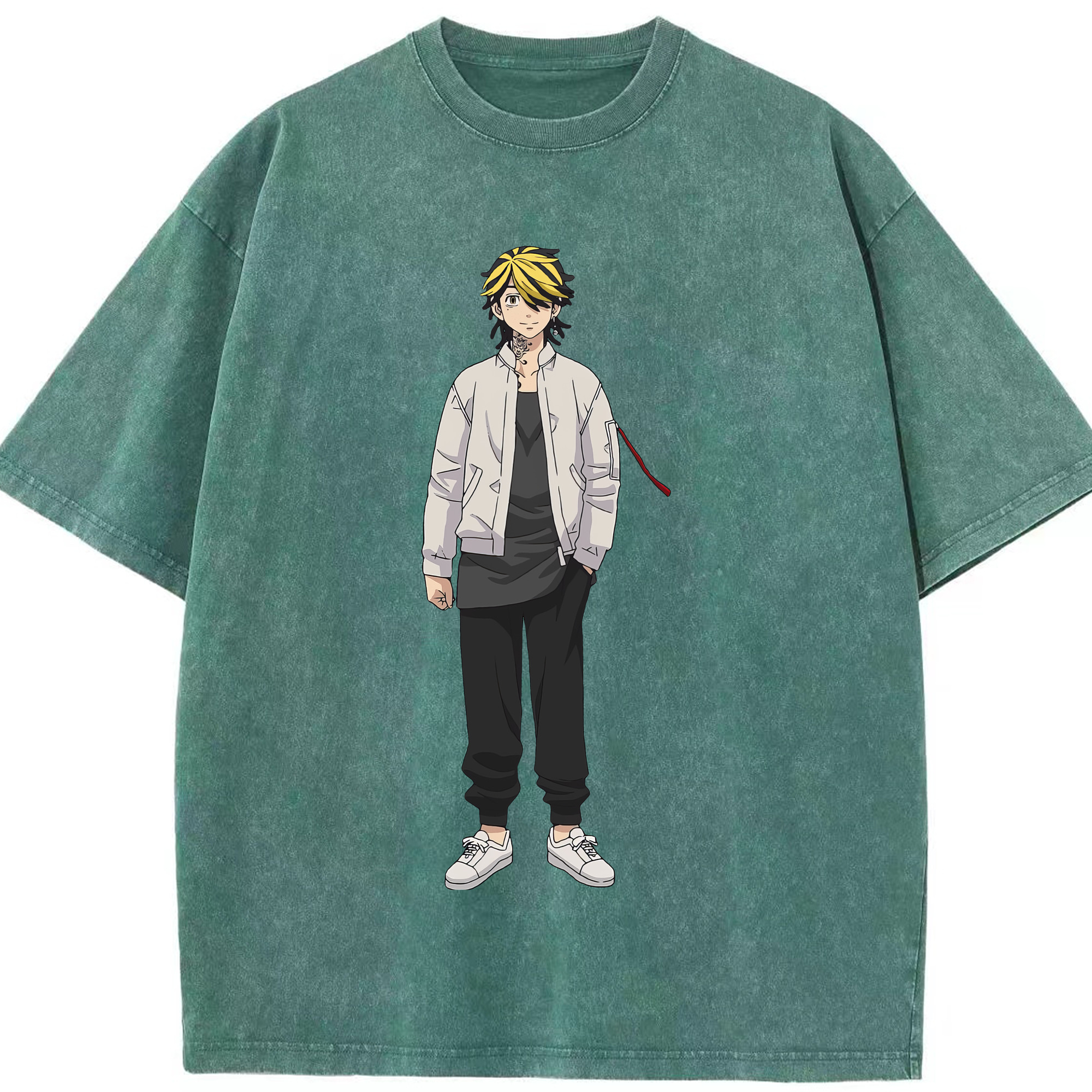 （画像用） 東京リベンジャーズ Tokyo Revengers 綿100% ヴィンテージ風 半袖Tシャツ（フロントプリント）
